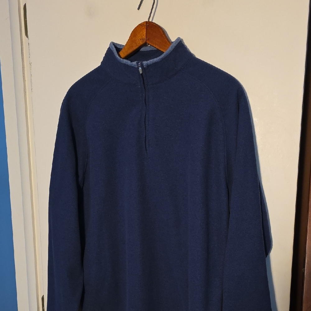 Peter Millar Medium Navy  Lightweight Golf Quarter Zip Perfect Condition